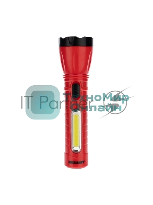 Фонарь рабочий/поисковый Rexant головной + боковой свет 1,5 Вт + 5Вт СОВ боковой, встроенный аккумулятор, зарядка напрямую от сети (евророзетка) 220 В