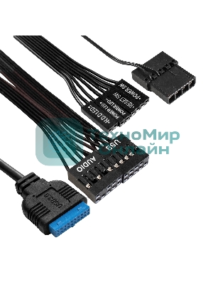 Компьютерный корпус Minitower ExeGate mEVO-7805-XP600 (mATX, БП XP600 с вент. 12см, 2*USB+1*USB 3.0, аудио, черный, с 2*RGb подсветкой)