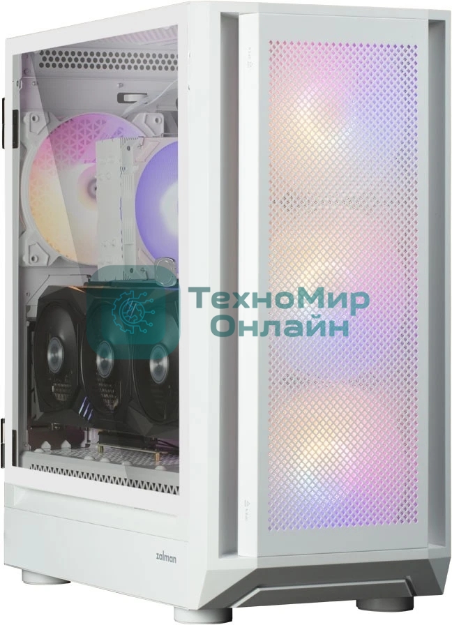 Компьютерный корпус ZALMAN i6, EATX, WHITE, FRONT MESH, WINDOW, 2x3.5
