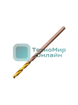 Набор сверл по металлу Denzel 1-13 мм, Р6М5К8-TiN, Golden Tip, 25 шт