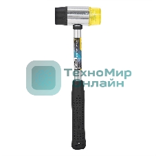 Рихтовочный молоток Deli DL5340 Длина 315 мм, боек резина+пластик (содержит железный песок, не отскакивает при ударе), рукоятка сталь с резиновым покрытием