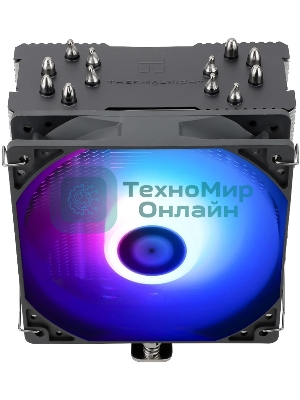 Кулер для процессора Thermalright Burst Assasin 120 ARGb (4-pin PWM, 154мм, Ni/CU, 6x6мм, ARGb, 1x120мм, 66.17CFM, 25.6dBA, 1550RPM, S: 1700, 1200, 115X, AM5, AM4)