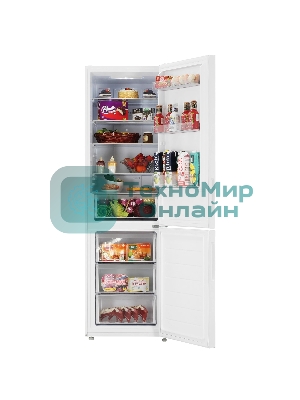 Холодильник Haier CEF537AWG белый двухкамерный 263/105 л морозилка снизу, No Frost