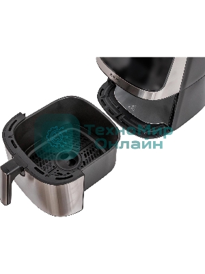 Аэрогриль Pioneer SM516D черный, 1850 Вт, 8 л, сенсор, 10 программ