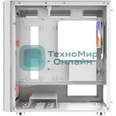 Корпус SAMA S30, Mini-Tower, белый, 2 x 140 мм, 1 x 120 мм