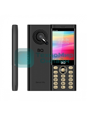 Мобильный телефон BQ 3598 Barrel XXL черный/золотистый