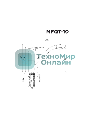 Кухонный смеситель Maunfeld MFQT-10BG бежевый