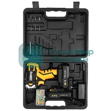 Дрель-шуруповерт Deko Banger 20V ONE, 20 В, 1,5 Ач, 18 Нм, щеточный