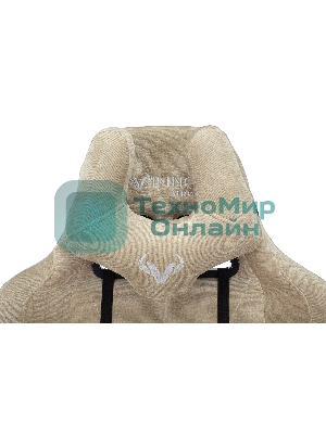 Кресло Бюрократ VIKING KNIGHT LT21 FABRIC песочный, ткань, 120 кг, механизм качания