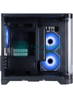 Компьютерный корпус 1STPLAYER UVIEW UV5 ARGB черный mATX 3x120мм ARGB fans UV5-BK-2FC7R-1FC7