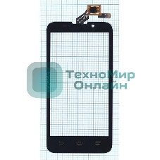Сенсорное стекло (тачскрин) для ZTE Majesty Z796C, черное