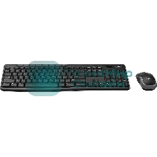 Комплект клавиатура+мышь Logitech MK270 беспроводной, USB, 1000 DPI, чёрный (неоригинальная гравировка)
