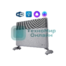 Конвектор электрический Ballu Apollo digital INVERTER Moon Gray BEC/ATI-1501 серый, 1500 Вт, 20 м2, термостат, дисплей, WiFi