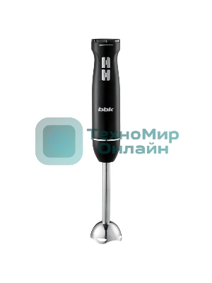 Блендер погружной BBK KBH0813 черный, 1100 Вт, плавная регулировка, турбо
