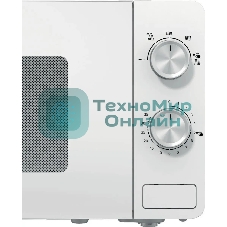 Микроволновая печь Gorenje MO20E1W2 белый, 20 л, 800 Вт, переключатели - поворотный механизм