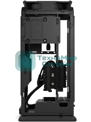 Компьютерный корпус без блока питания Fractal Design Mood, Mini-Tower, 1x180мм, 2xUSB-A 3.0 + 1xUSB 3.2 Type-C, SFX PSU Support, mITX черный