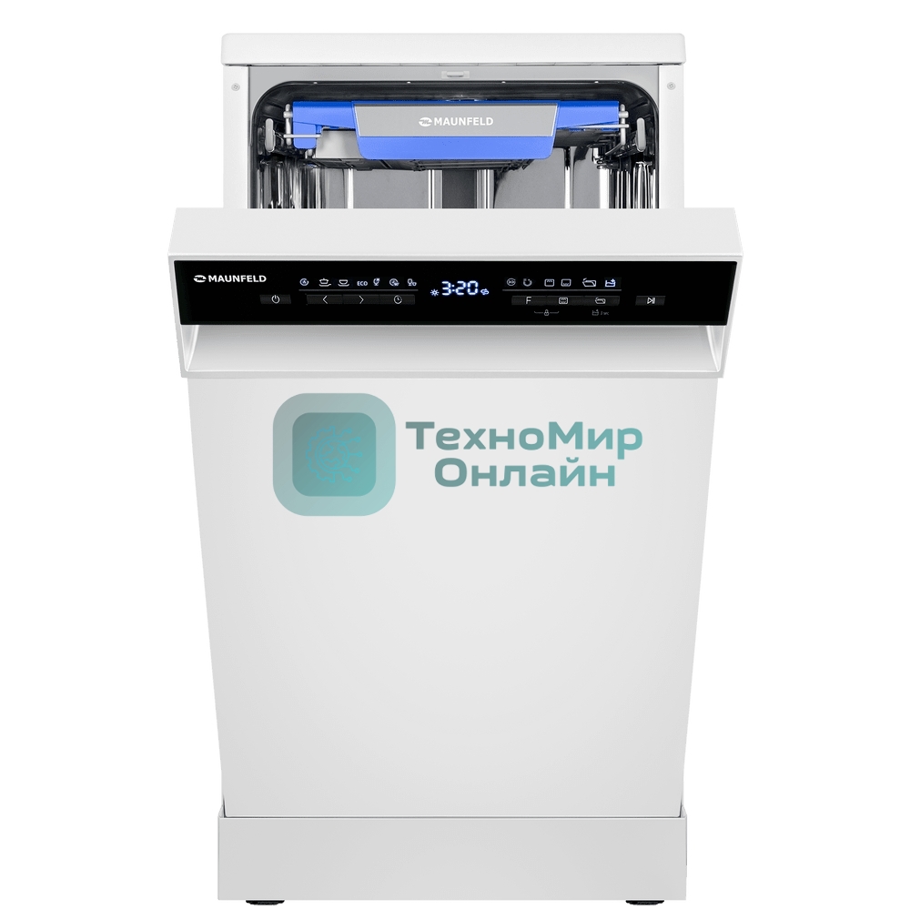 Посудомоечная машина Maunfeld MWF45331W Inverter, белый, 45 см, 10 компл., 44 дБ, класс A+++