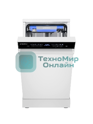 Посудомоечная машина Maunfeld MWF45331W Inverter, белый, 45 см, 10 компл., 44 дБ, класс A+++