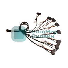 Кабель ACD-60006-ZC Slimline SASx8 (SFF8654) -to- 8x U.3 Direct, 1M, (аналог Broadcom 05-60006-00) 30