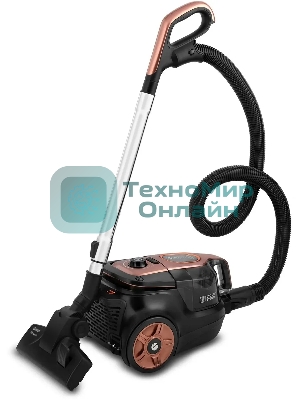 Пылесос Vitek VT-8117(BK) коричневый/черный, 450/2200 Вт, уборка сухая, пылесборник циклонный фильтр, 2,5 л