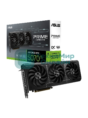 Видеокарта ASUS PRIME-RTX 5070TI-O16G RTX 5070TI HDMIx1,DPx3,16G,D7
