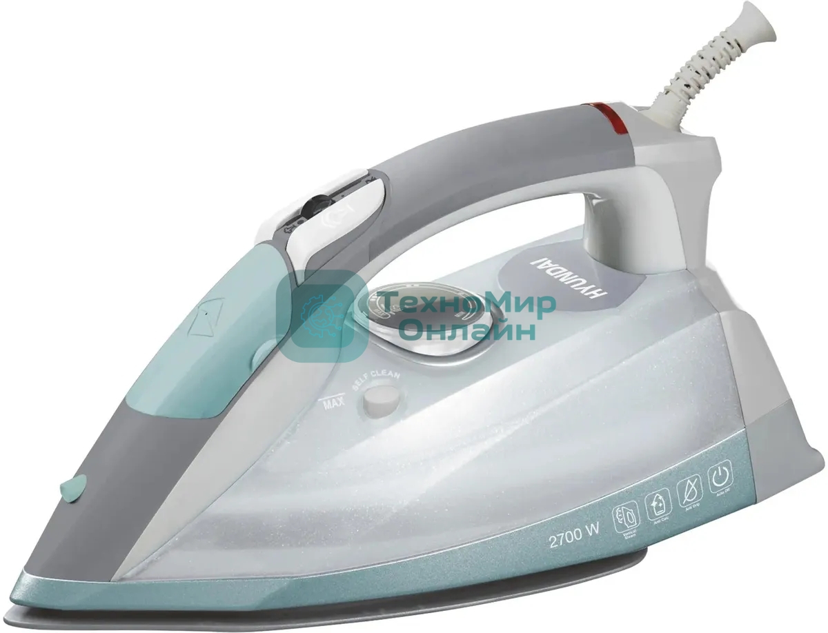 Утюг Hyundai H-SIP2700 2700 Вт белый/серый