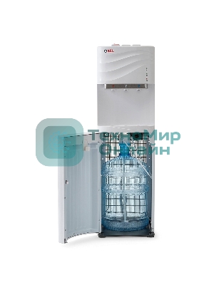 Кулер для воды AEL LC-AEL-840а, напольный, НАГРЕВ/ОХЛАЖДЕНИЕ КОМПРЕССОРНОЕ, 3 крана, белый, 00226