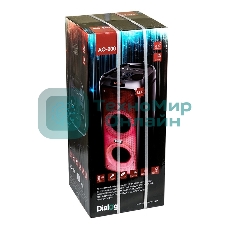 Акустическая колонка 1.0, Dialog Oscar AO-200 45WRMS, Караоке с беспр. микр., BT/FM/USB/SD/LED