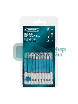 Бита PH2х70мм, сталь S2, кругл., 10 шт. Gross