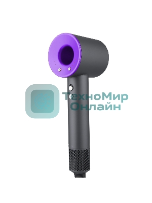 Фен Blackton Bt HD1818M серый/фиолетовый, 1800 Вт, ионизация
