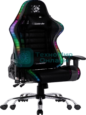 Кресло Defender Ultimate LIGHT черный, экокожа