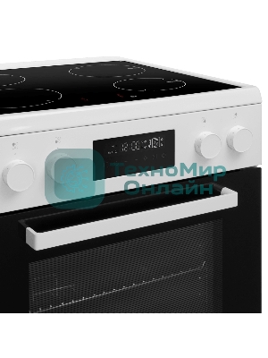 Плита электрическая MAUNFELD MIC611W01TD белый, конфорок 4 электрических (индукционных), духовка 59 л, 60 см x 84.5 см x 63 см