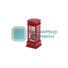 Светильник декоративный (фигура) Neon-night Телефонная будка с эффектом снегопада и подсветкой