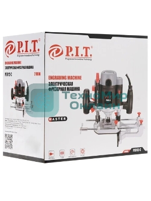 Фрезер электрический P.I.T. МАСТЕР PER 12-C, 2100Вт, рег-ка 6000-22000об.мин, цанга 8, 12мм, пл. пуск