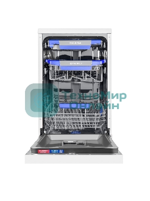 Посудомоечная машина Maunfeld MWF45331W Inverter, белый, 45 см, 10 компл., 44 дБ, класс A+++