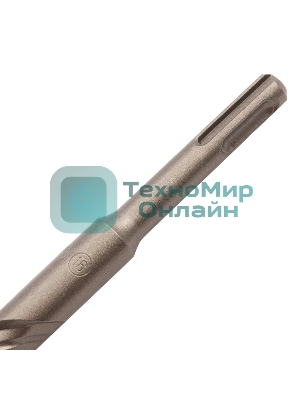 Бур по бетону Denzel двойная спираль, Cobalt W-tip, 16x210 мм, SDS PLUS