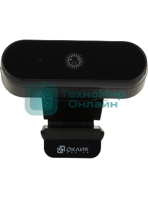 Веб-камера OKLICK OK-C008FH 1920x1080, 30 кадр/с, USB Type-A, микрофон (шумоподавление), автоматическая фокусировка, универсальное крепление