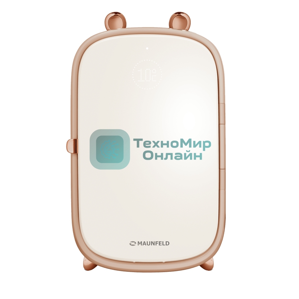 Мини-холодильник для косметики Maunfeld MFF43W бежевый 12.3л