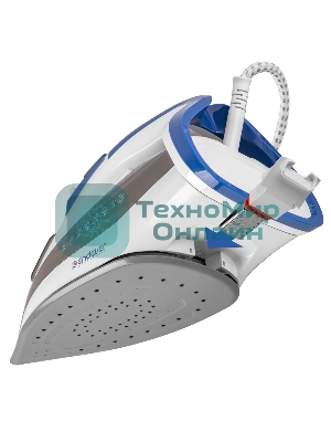 Утюг Endever Delta-231 белый/синий/черный, 3000 Вт, 75 г/мин, 190 г/мин, 480 мл
