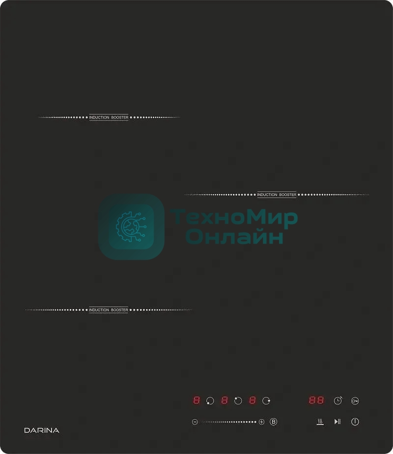 Индукционная варочная панель Darina 6Р ЕI3302 B независимая, черный
