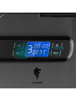 Мясорубка электрическая LEONORD LE-17706 черный, 2600 Вт, 2.0 кг/мин, реверс, металлический лоток, насадки - 5