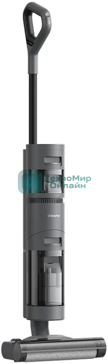 Пылесос вертикальный Dreame Wet and Dry Vacuum H12 Core черный, питание от аккумулятора, 150 Вт, уборка влажная/сухая, пылесборник 0.5/0,9 л
