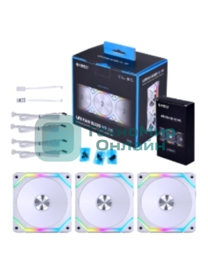 Вентилятор для корпуса LIAN LI SL V2 120 White (3pcs) G99.12SLV23W.00 белый 120мм 2000rpm 29.2db 7-pin