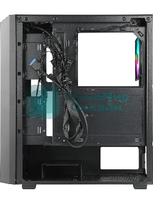 Компьютерный корпус Azza Fighter черный без БП ATX 4x120мм 2x140мм 2xUSB2.0 1xUSB3.0 audio bott PSU