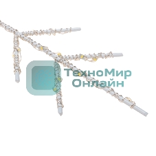 Светодиодная подвесная фигура Neon-night Снежинка на металлическом каркасе, цвет теплый белый