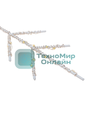 Светодиодная подвесная фигура Neon-night Снежинка на металлическом каркасе, цвет теплый белый