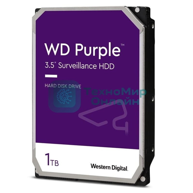 Жесткий диск Western Digital 1Tb 5400rpm SATA 6Gb/S 64MB PURPLE WD11PURZ SATA