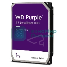 Жесткий диск Western Digital 1Tb 5400rpm SATA 6Gb/S 64MB PURPLE WD11PURZ SATA