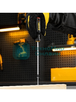 Отвертка Denzel PH1х150 мм, S2, 3к рукоятка
