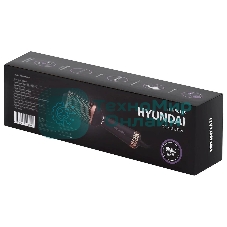 Фен-щетка Hyundai H-HB0115 черный, 1200 Вт, ионизация